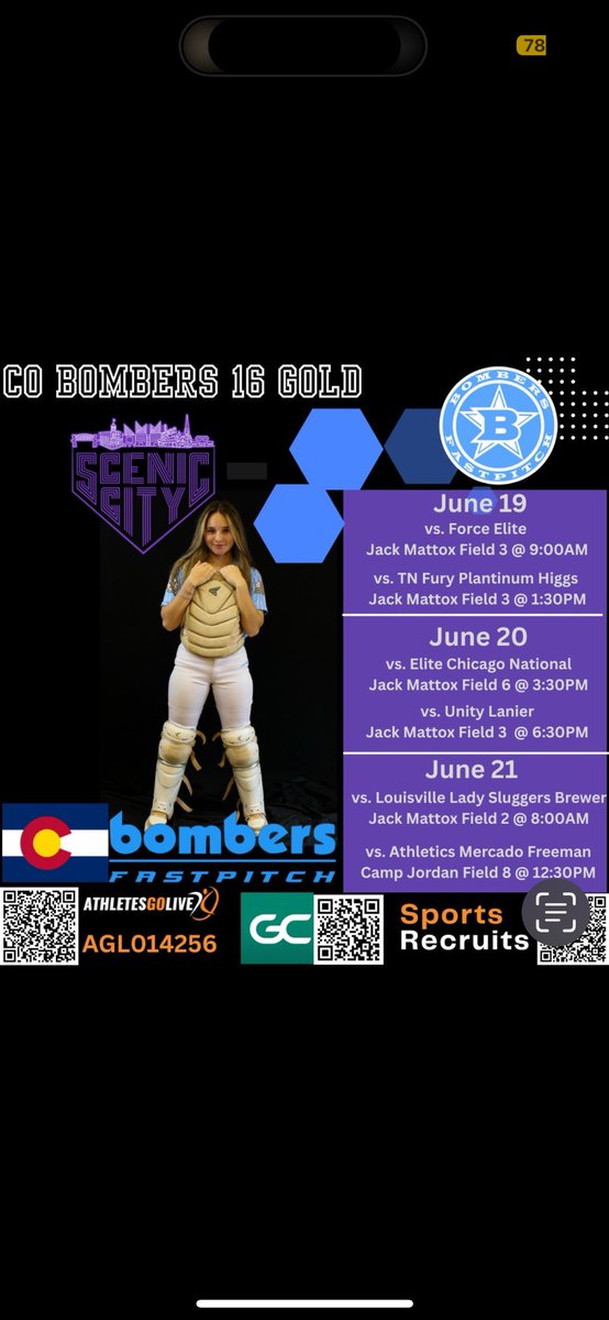 delaneyf77's tweet photo. Heading to TN this weekend for the Scenic City tournament! https://t.co/5fU07LXPeC