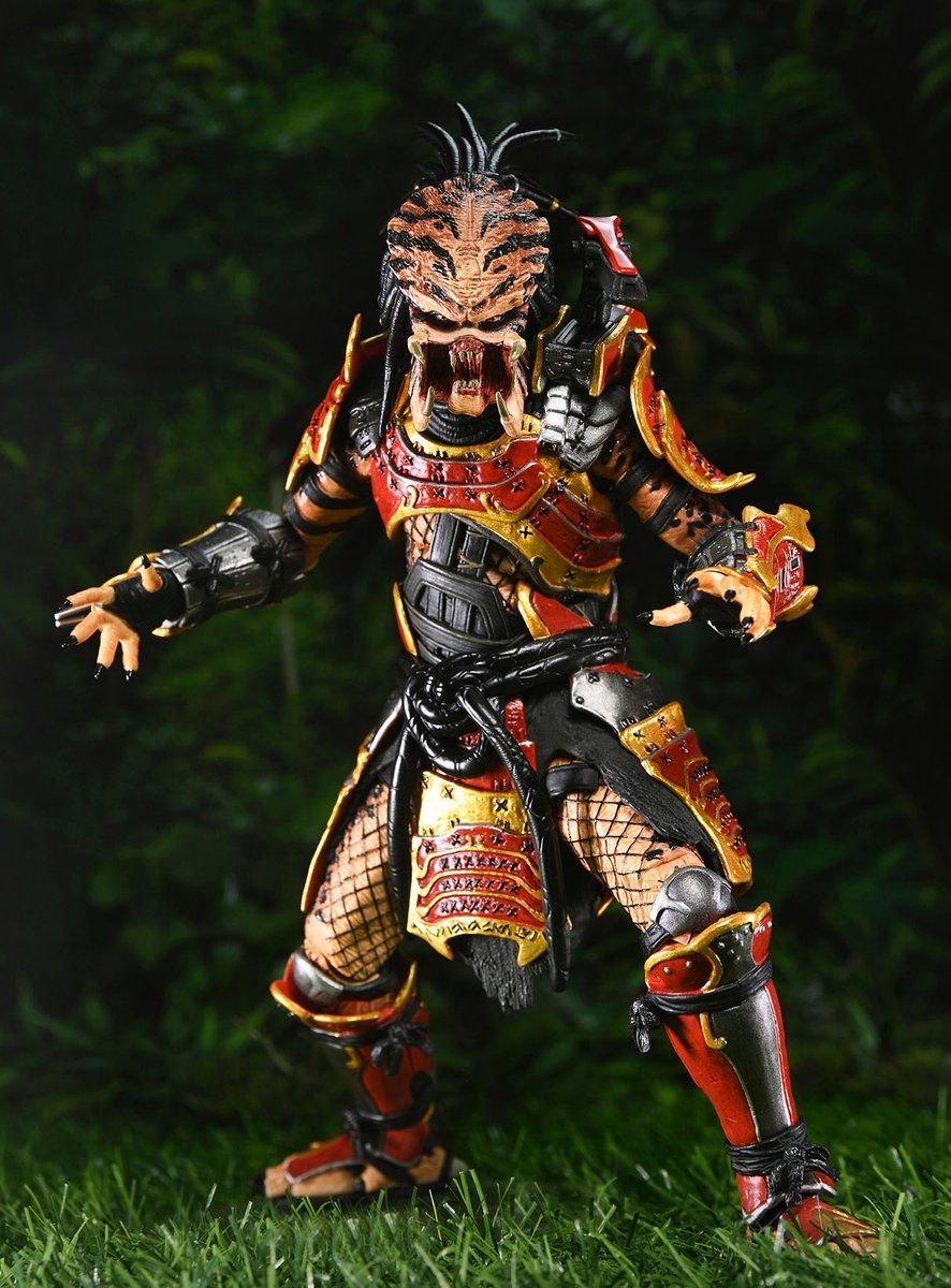 NECA has revealed a Samurai Predator ultimate action figure.

Based on the Predator: Hunting Grounds video game, the 7" scale toy is due out in October.
