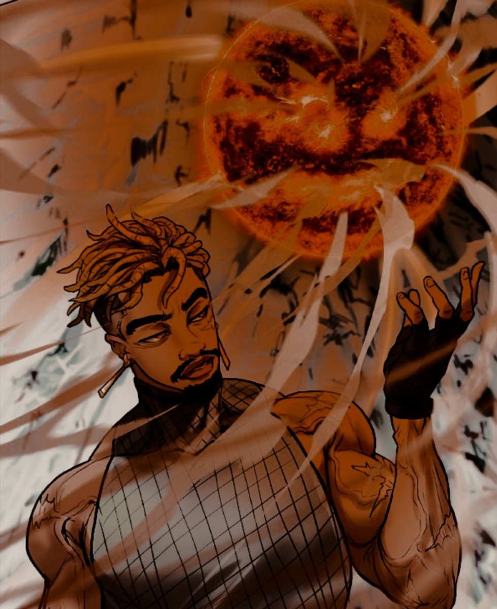 ROD0FMAN's tweet photo. ㅤㅤ

how surprising .. another with the talent of flame . with a flick of his wrist , vibrant flames swirl , forming into a ball of fire , similar to the sun .

ㅤㅤ https://t.co/eJynSEzEgq