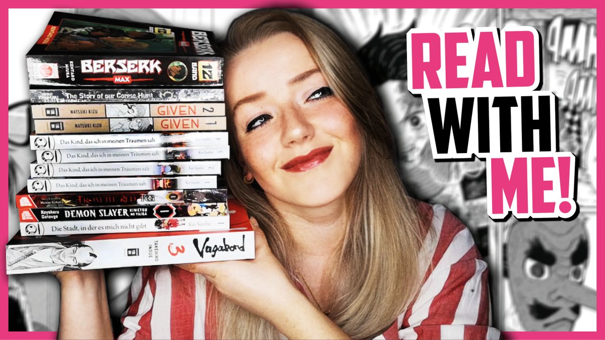 Habt ihr mal 'ne Stunde?! Denn mein NEUES VIDEO ist gerade ONLINE gegangen. 🥳💜 Diesmal habe ich ein ausführliches READ WITH ME mit insgesamt 8 ausgewählten Manga. Demon Slayer, Berserk, Vagabond und viele weitere - ganz viel Spaß beim Schauen! 😊

🔸 youtu.be/XmYMvtYKAIE
