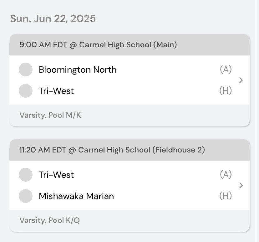 Ryan Miller (@ryanmillerr_) on Twitter photo Schedule for the Charlie Hughes shootout this weekend. Excited to compete and get better with the guys.
<a href="/TW_Hoops/">Tri-West Boys Basketball</a> Schedule for the Charlie Hughes shootout this weekend. Excited to compete and get better with the guys.
<a href="/TW_Hoops/">Tri-West Boys Basketball</a>