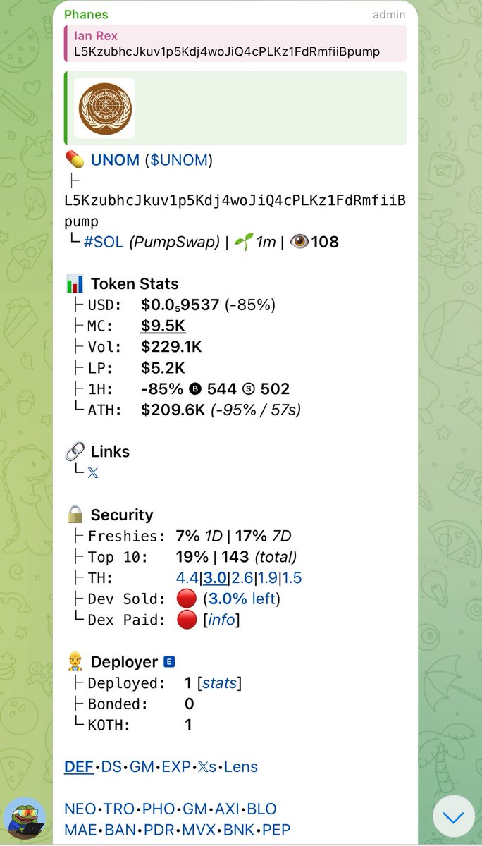 Ian_onSol's tweet photo. $UNOM — CA: L5KzubhcJkuv1p5Kdj4woJiQ4cPLKz1FdRmfiiBpump
It’s moving… and we’re already in.
You keep watching, we keep multiplying.
How many more will you miss?
Dm for access to Alpha Calls: https://t.co/saEFrYtuFs
#UNOM #SolanaGems #DegenAlpha #CryptoCalls #Solana https://t.co/Yc9WUAEBFk