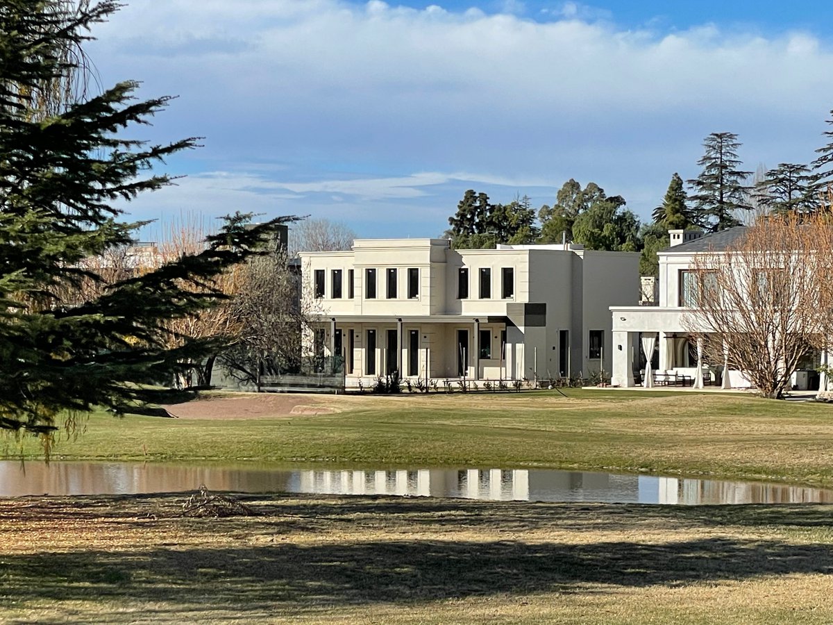 kernelshock's tweet photo. House for sale accepting Monero (XMR)

I'm selling a house in a gated community in Mendoza, Argentina. It's almost finished, probably about 3 months away from completion. Located in a really beautiful private neighbourhood called La Vacherie Country Golf. It's about 20 minutes from downtown Mendoza and has a ton of nature, open space, and great views of the mountains.

The neighbourhood has 24/7 security, two golf courses (one regular 9 hole and one par 3), a clubhouse with a restaurant, 2 tennis courts, gym, swimming pool, and a bunch of lagoons scattered around. It also has all the basic services trash pickup, water, etc.

Price 680.000$ usd or equivalent in XMR.
Lot size 1150 m²
Home size 530 m²
4 bedrooms + 1 service room.
6 bathrooms.
Pool, garden, and a gallery with a built-in grill
Covered garage for two cars.
Wine cellar in the basement.
Really nice finishes: travertine floors, radiant floor heating, double glazed aluminum windows, high end kitchen and bathroom fittings.

Layout:

Basement:
Wine cellar

Ground floor:
Entrance hall
Main living room
Dining room
Independent kitchen with breakfast bar
Guest bathroom
Flexible room (could be a study, TV room, or playroom)
Laundry area 
Service room with its own bathroom

Upper floor:
Master suite with walk-in closet and full bathroom
3 more bedrooms, all with en-suite bathrooms
Another flexible room for office/study/playroom

The backyard opens straight out to the golf course, so the view is amazing
Happy to share more info or photos.  Payment in Monero (XMR) or other cryptos.
Xmrbazaar post coming soon!

The grass looks a bit yellow, it's just because it's winter here right now. The rest of the year, everything is super green and lush.