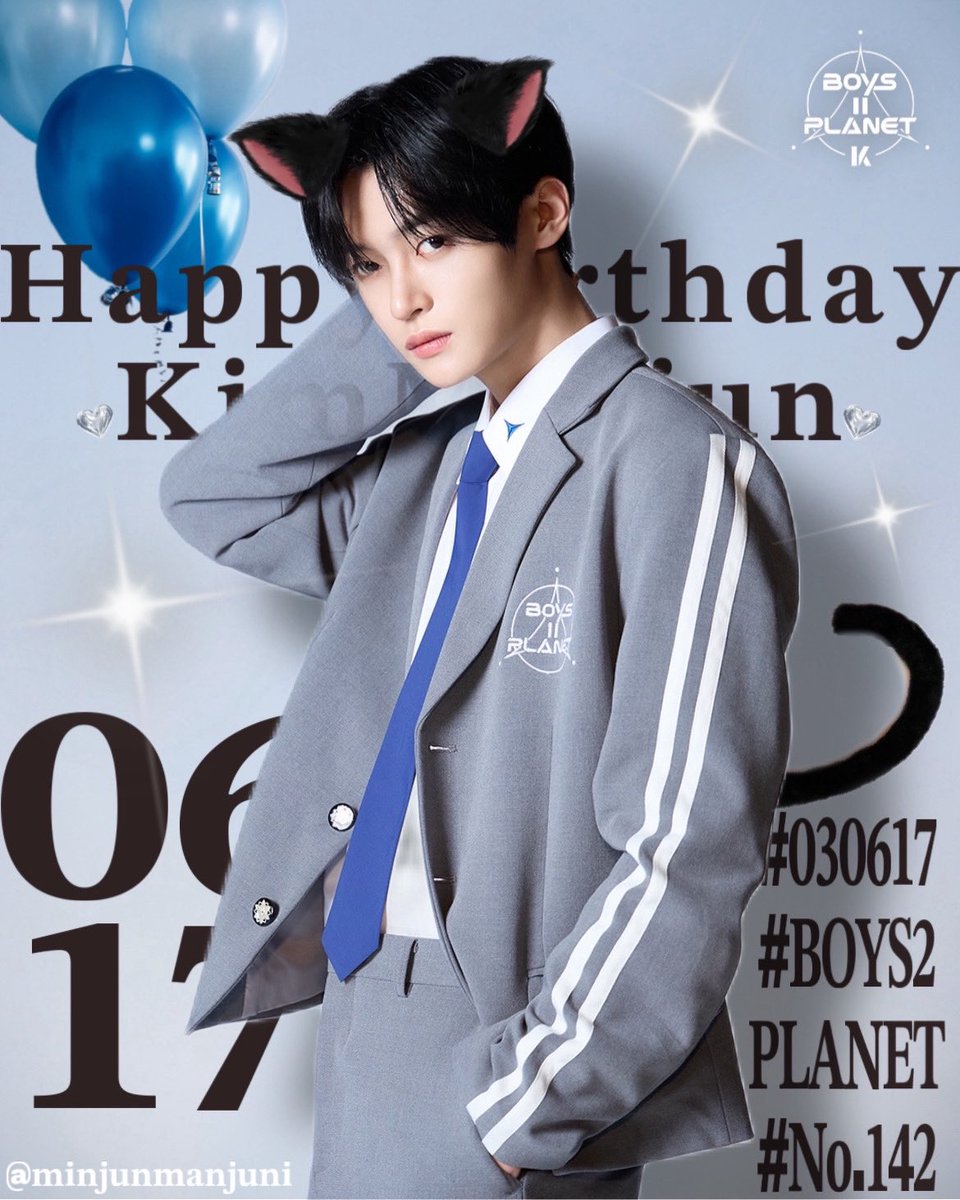 minjunmanjuni's tweet photo. 🎉𝐇𝐚𝐩𝐩𝐲 𝐊𝐢𝐦𝐌𝐢𝐧𝐣𝐮𝐧 𝐃𝐚𝐲🎂
#민준이와_보내는_첫_여름
#OurFirstMINJUNDAY
#김민준 #キムミンジュン #BOYS2PLANET #ボイプラ2 #보이즈2플래닛 #보2플 https://t.co/JfJVYF8iag