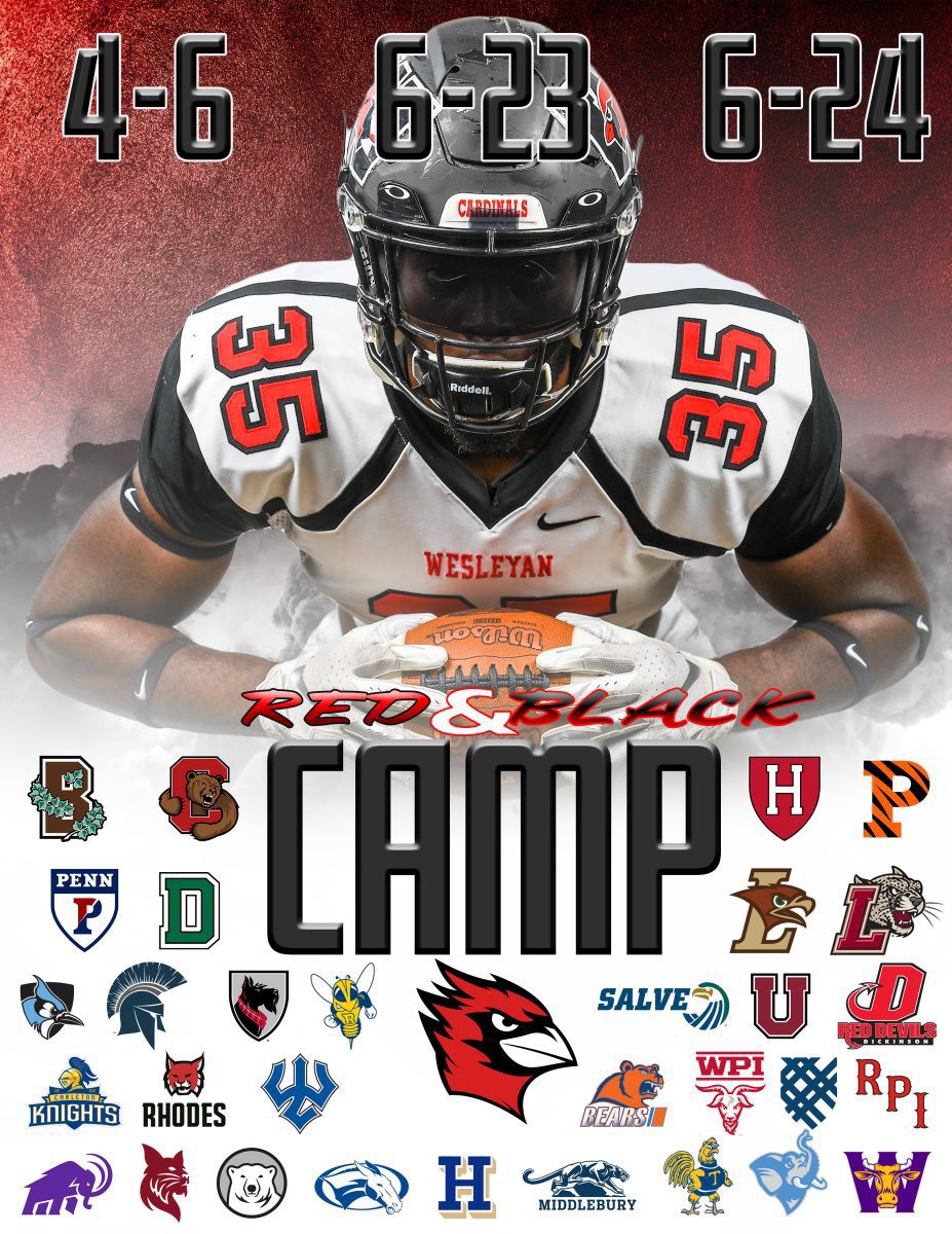 Colton James (CJ) Villanueva '26 QB (@cjvillanueva10_) on Twitter photo Super excited to compete at the <a href="/Wes_Football/">Wesleyan University Football</a> Red and Black Camp on June 23rd and 24th‼️#HawaiiRepresent
I will be attending Session 1 and Session 3 💯 <a href="/Wesfbclinic/">Red and Black Football Clinic</a>
<a href="/coachdrew8/">Coach Drew | QB Trainer</a> <a href="/NickStarkel/">Coach Nick Starkel</a> <a href="/TrentonLuera14/">Trenton Luera</a> Super excited to compete at the <a href="/Wes_Football/">Wesleyan University Football</a> Red and Black Camp on June 23rd and 24th‼️#HawaiiRepresent
I will be attending Session 1 and Session 3 💯 <a href="/Wesfbclinic/">Red and Black Football Clinic</a>
<a href="/coachdrew8/">Coach Drew | QB Trainer</a> <a href="/NickStarkel/">Coach Nick Starkel</a> <a href="/TrentonLuera14/">Trenton Luera</a>