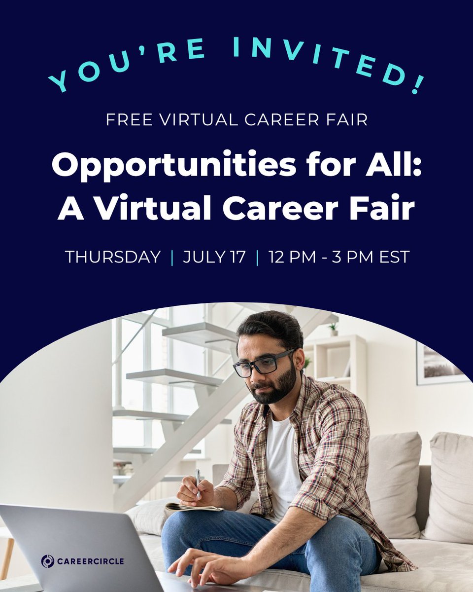 Mark your calendars! 📅 July 17th, we’re hosting a free virtual career fair for job seekers across the United States! Click here to register: hubs.la/Q03sjx_x0

Follow our page for the latest updates regarding our upcoming event!