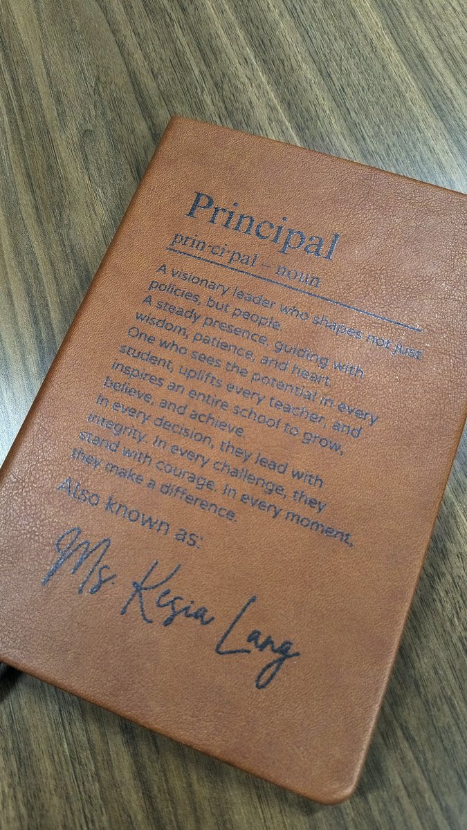 Another thoughtful gift to add to my "First Year Principal" starter kit...#LetsGetIt #TrustTheBurn #LangTalk #BraeburnElementary #HoustonISD