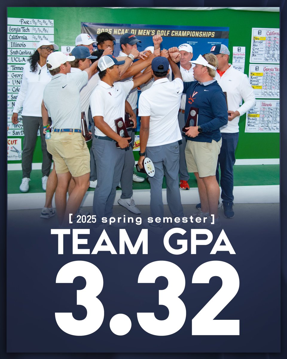 UVAMensGolf's tweet image. Accomplished on &amp;amp; off the course! 📚 #GoHoos