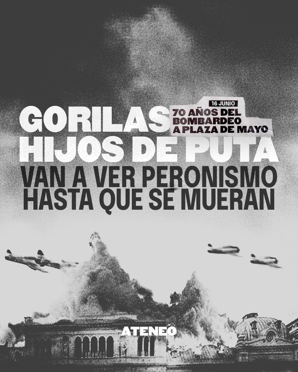 A 70 años no pudieron las bombas, hoy no va a poder la proscripción.