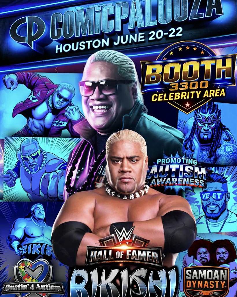 Houston, Texas, get ready as I am heading your way to Houston Comicpalooza on behalf of Bustin 4 Autism. I will be conducting a meet and greet, signing autographs, and taking pictures with my fans in Houston, all to promote autism awareness. I encourage you to stop by our booth