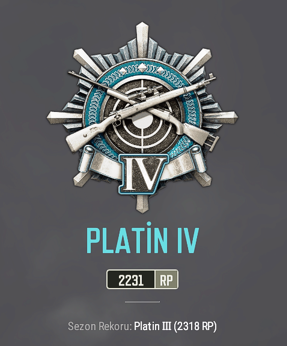 Vedatkrcy's tweet photo. İkinci yayının sonunda PLAT 4'e ulaştım 🥳
Challenge bitmesine az kaldı! 🤫
Senin rank’ın ne? Yorumlara yaz!
#RankedRelayChallenge  #PUBGPartner  #Ad https://t.co/F6jq6tqVSj