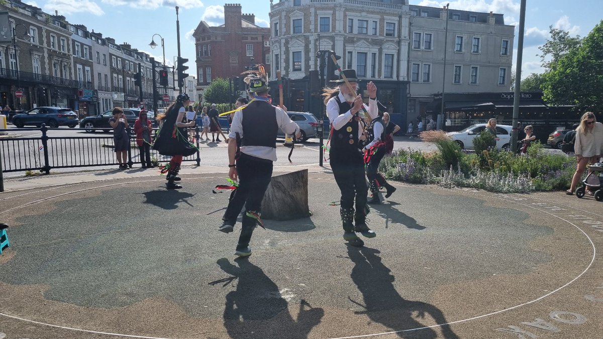 Brixton Tatterjacks (@tatterjacks) on Twitter photo We had a wonderful time yesterday at <a href="/OldPalaceClog/">Old Palace Clog</a> 's 40th Anniversary dance-out. Thanks so much for having us, Old Palace Clog, and for being fabulous hosts!!
#CrystalPalace #morris #morrisdancing We had a wonderful time yesterday at <a href="/OldPalaceClog/">Old Palace Clog</a> 's 40th Anniversary dance-out. Thanks so much for having us, Old Palace Clog, and for being fabulous hosts!!
#CrystalPalace #morris #morrisdancing