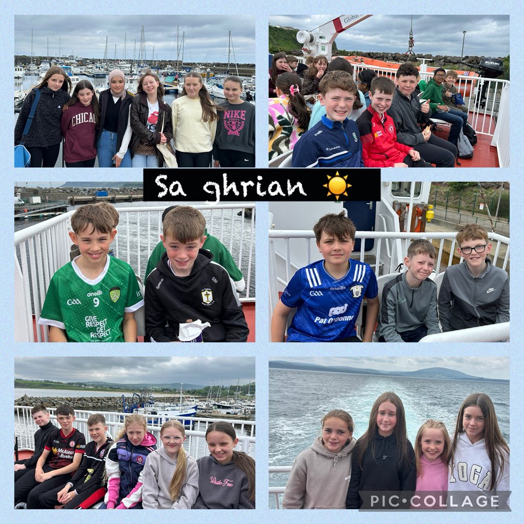 Turas Gaeilge go Reachlainn inniu. Lá galánta agus neart puifíní le feiceáil 😀