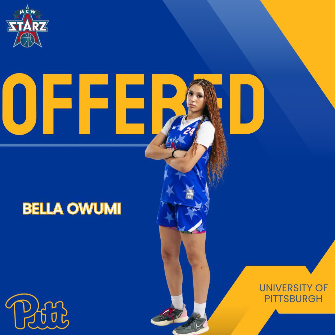 Bella Owumi (@bellaowumi24) on Twitter photo After a great conversation with <a href="/abbya116/">Abby Anderson</a> , I’m so excited to have received an offer to play basketball for <a href="/Pitt_WBB/">Pitt Basketball</a> !! Thank you so much 🙏🏼 After a great conversation with <a href="/abbya116/">Abby Anderson</a> , I’m so excited to have received an offer to play basketball for <a href="/Pitt_WBB/">Pitt Basketball</a> !! Thank you so much 🙏🏼