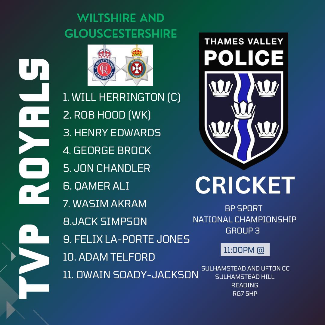 Thames Valley Police Cricket tweet media