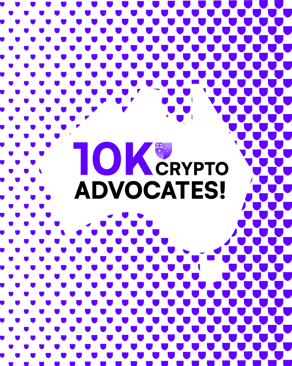 🇦🇺 AUSSIES, WE STAND WITH CRYPTO! 🇦🇺

Today, we are proud to share that we have surpassed 10,000 sign-ups! This is an incredible achievement for all of us to celebrate together, and it was made possible because of you!

With 1 in 5 Australians owning crypto, our voices matter.