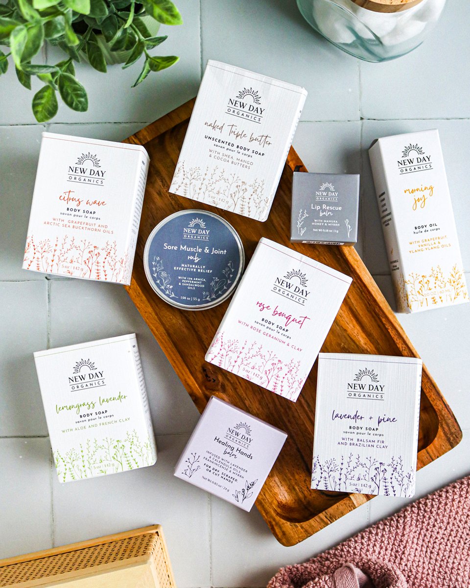 🧼 Make every day feel like a spa day! Locally handcrafted in Bath Township, New Day Organics brings natural skincare products to our shelves. Free from palm oil, parabens, phthalates, &amp; synthetic fragrances + colors, visit our Wellness Department to give your skin a glow-up! ✨