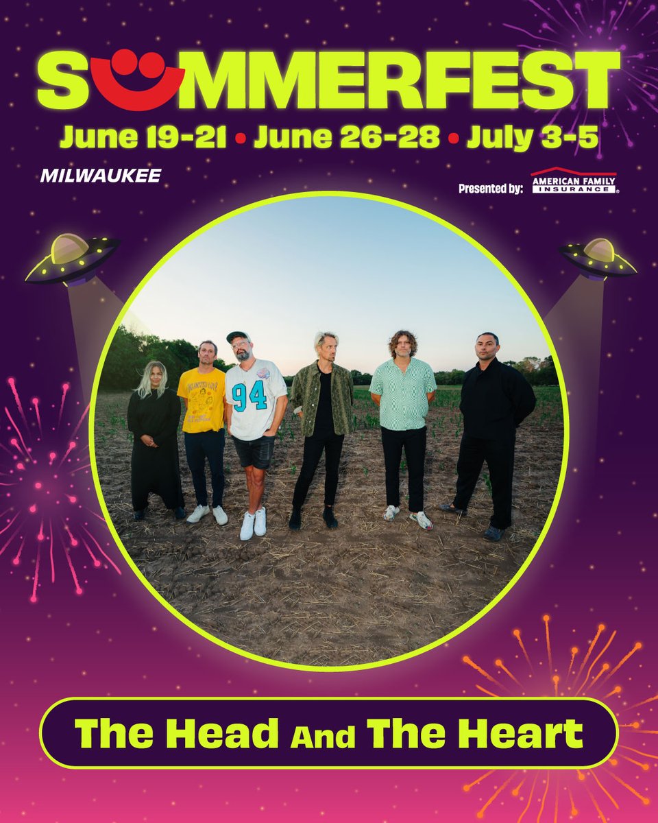 Just 3 days until we get to vibe out to the sound of music. ❤️

Check out our Folk &amp; Americana artists at the fest with our Spotify Playlist👇🪕
👉 open.spotify.com/playlist/4HZ3Y…

Get tickets: summerfest.com/ticket-info/