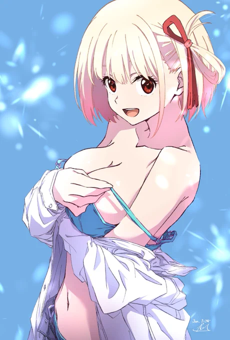 梅雨明けた? #リコリコ