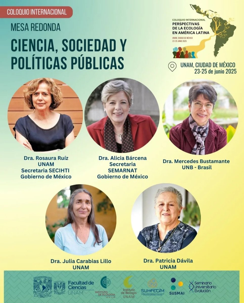 🔜 ¡Falta solo una semana para el Coloquio ELAC 2025!
No te pierdas esta mesa redonda imperdible:

🔍Ciencia, Sociedad y Políticas Públicas
📅 23 al 25 de junio, 2025

¡Inscríbete y forma parte del diálogo!
Consulta todos los detalles del evento aquí 👉 sites.google.com/view/elac2025/…