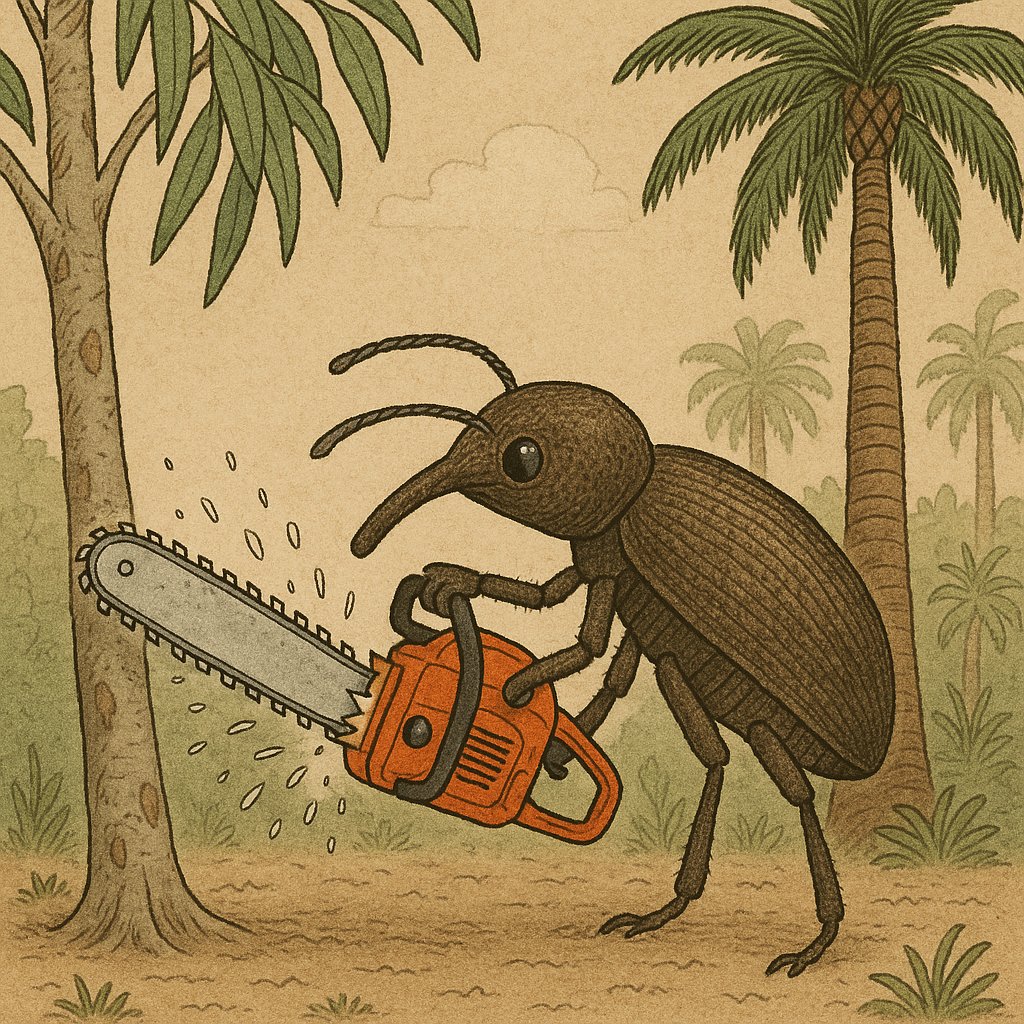 Take a close look at the recording of the "cutting-edge" June 13 Invasive Species Lunchtime Talk - Palms and Eucalyptus Under Threat in the Golden State
Presented by Dr. Eric Middleton, UC Cooperative Extension
youtu.be/tQHuNC8HEag