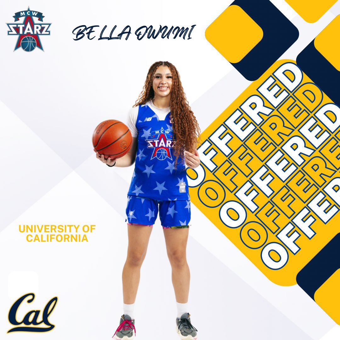Bella Owumi (@bellaowumi24) on Twitter photo After an amazing conversation with Coach <a href="/21charmin/">Charmin Smith</a> , I’m so proud and honored to have received an offer to play basketball <a href="/CalWBBall/">Cal Basketball</a> !! Thank you so much, I look forward to talking with you in the future! 🙏🏼 After an amazing conversation with Coach <a href="/21charmin/">Charmin Smith</a> , I’m so proud and honored to have received an offer to play basketball <a href="/CalWBBall/">Cal Basketball</a> !! Thank you so much, I look forward to talking with you in the future! 🙏🏼