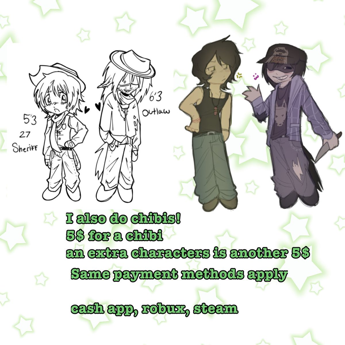 EMHBRID's tweet image. NEW COMM SHEETS!
Please message me on my discord emhyaoi, I will most likely not see your message if you dm me on here!
If you are interested in a steam comm my account is sleepingdoglies. friend me beforehand as it takes 3 days for new friends to send gifts.