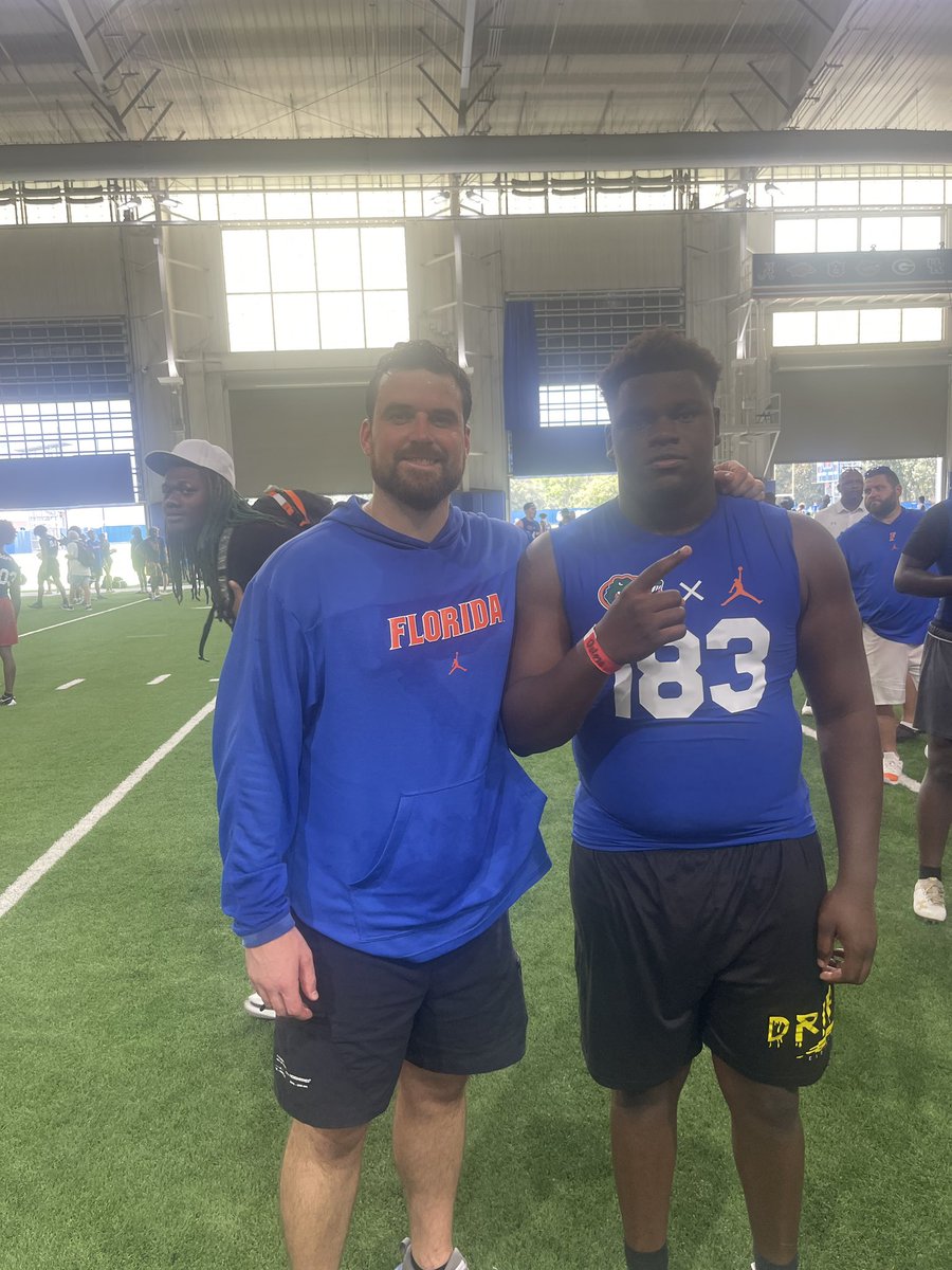 Had a great time at <a href="/GatorsFB/">Florida Gators Football</a> camp today <a href="/coachcgibbs/">Cannon Gibbs</a> <a href="/coach_bnapier/">Billy Napier</a> @RivalsFriedman @On3Recruits <a href="/OcalaPreps/">Ocala Preps</a> <a href="/edwinfarmer1974/">Coach E. Farmer</a> <a href="/TomLoy247/">Tom Loy</a>