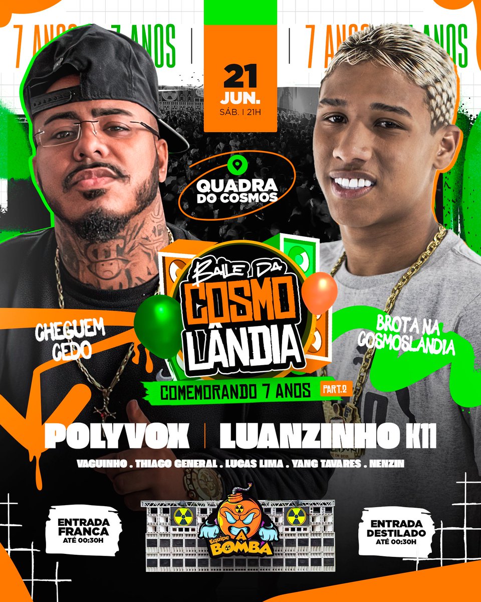 SÁBADO TEM BAILÃO DA COSMOLANDIA 🇮🇪☘️
