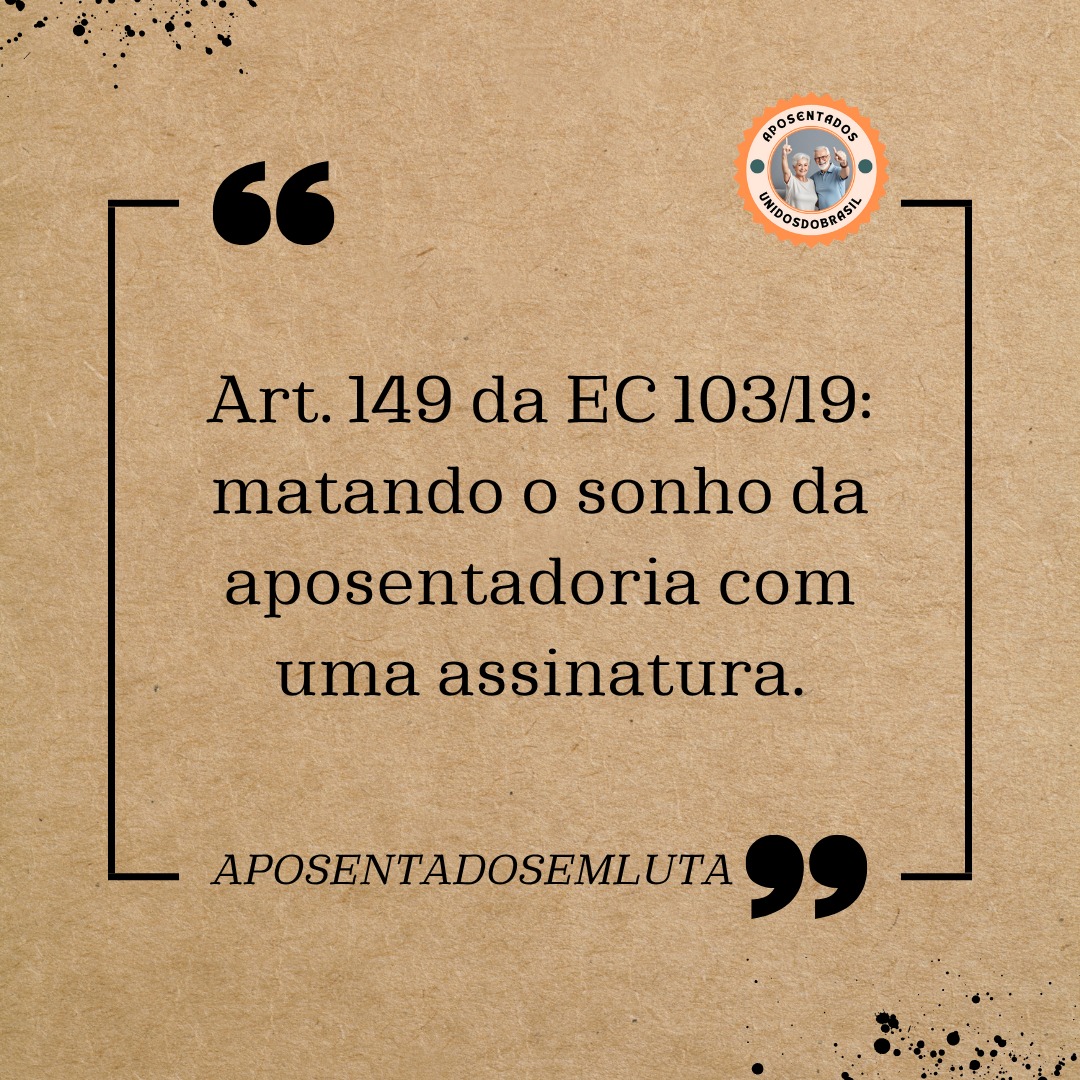 Fatima Regina (@fafar544900) on Twitter photo <a href="/Mairaavelino64/">🚩🚩Maira 🚩🚩</a> <a href="/Dry_ie/">Drica 🚩🚩</a> <a href="/Alexand92840726/">Alexandre</a> <a href="/nunesmarquesk/">Kassio Nunes Marques</a> <a href="/MinAMendonca/">André Mendonça</a> <a href="/Cristianozaninm/">Cristiano Zanin Martins</a> <a href="/FlavioDino/">Flávio Dino 🇧🇷</a> <a href="/STF_oficial/">STF</a> Pedimos urgência no julgamento do art. 149 da EC103/19. Acelerar é vital para acabar com o confisco de 14%. <a href="/STF_oficial/">STF</a>
@nunesmarquesK
<a href="/MinAMendonca/">André Mendonça</a>
<a href="/Cristianozaninm/">Cristiano Zanin Martins</a>
<a href="/FlavioDino/">Flávio Dino 🇧🇷</a>
👇
Confisco Cruel
#aposentadoriajusta <a href="/Mairaavelino64/">🚩🚩Maira 🚩🚩</a> <a href="/Dry_ie/">Drica 🚩🚩</a> <a href="/Alexand92840726/">Alexandre</a> <a href="/nunesmarquesk/">Kassio Nunes Marques</a> <a href="/MinAMendonca/">André Mendonça</a> <a href="/Cristianozaninm/">Cristiano Zanin Martins</a> <a href="/FlavioDino/">Flávio Dino 🇧🇷</a> <a href="/STF_oficial/">STF</a> Pedimos urgência no julgamento do art. 149 da EC103/19. Acelerar é vital para acabar com o confisco de 14%. <a href="/STF_oficial/">STF</a>
@nunesmarquesK
<a href="/MinAMendonca/">André Mendonça</a>
<a href="/Cristianozaninm/">Cristiano Zanin Martins</a>
<a href="/FlavioDino/">Flávio Dino 🇧🇷</a>
👇
Confisco Cruel
#aposentadoriajusta