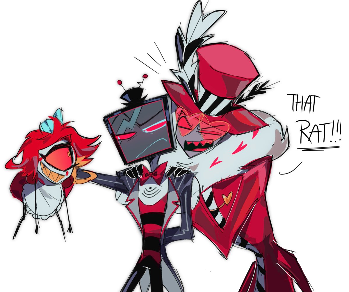 limaallee's tweet image. Sigh I promise I’ll ACTUALLY post something tomorrow
#HazbinHotelFanart