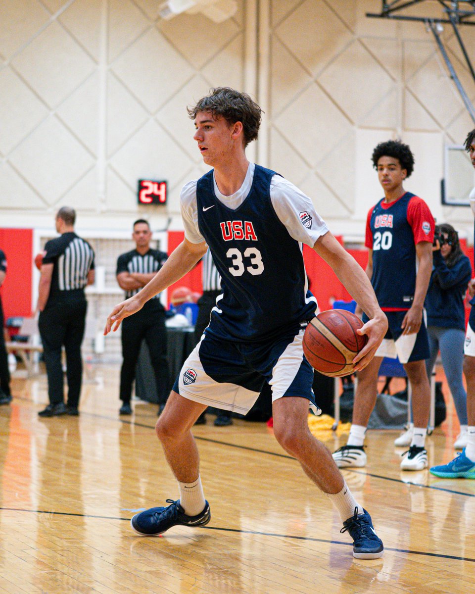 Cole Cloer proved that he belonged this weekend.

Drilled shots confidently when playing off the catch, attacked bad close-outs, had a throwback shot-fake, &amp; used the threat of his jumper to score at multiple levels. 247sports.com/article/usa-ba…