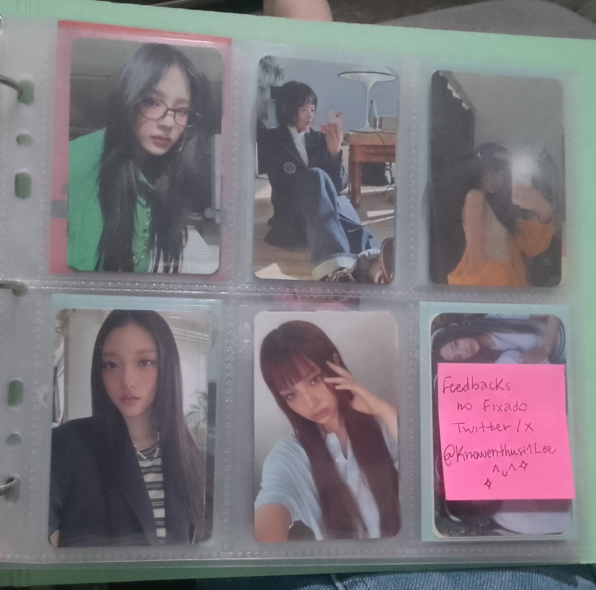 Knowenthusi1Lee's tweet image. VENDO VENDA New Jeans how sweet weverse B
 ♡ R$10 cada + frete
 ♡ Vou nos correios amanhã 
 ♡ Mando vídeo no privado 🫶 
 ♡ Feedbacks no fixado

🔖 Vendo venda new jeans njz hanni Danielle minji haerin hyein how sweet troca troco photocard collection