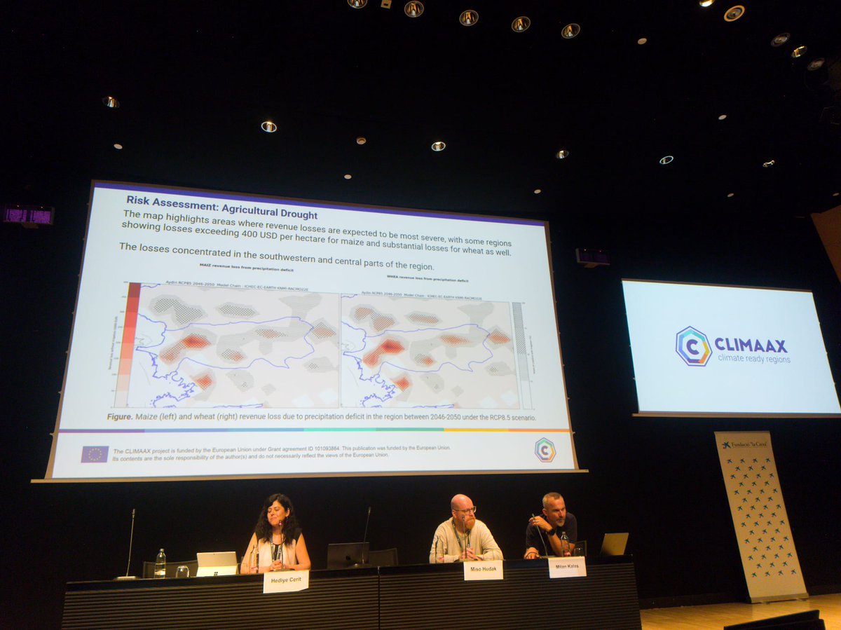 Representing Türkiye in Europe!
At the #HorizonEurope <a href="/climaax_EU/">CLIMAAX</a> workshop in Barcelona, our CliResDairy Project was selected as one of 10 success stories among 65 regions!Proud to present climate-resilient dairy farming from Aydın on the European stage!  #ClimateAdaptation