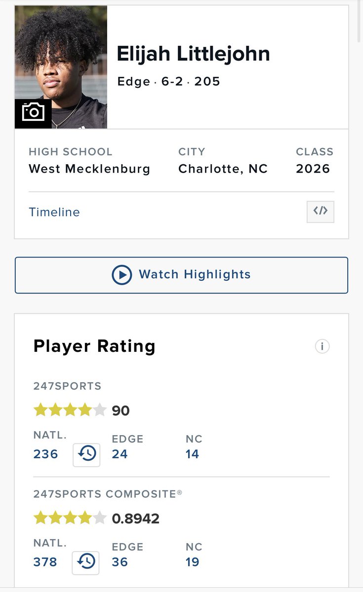 North Carolina four-star linebacker Elijah Littlejohn makes the call for Penn State! He becomes the third linebacker in the class.