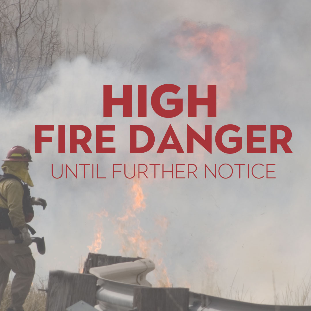 The Fire Danger Forecast for Benton County residents is High until further notice.

👉Please read full details here: tinyurl.com/bdzze2hj