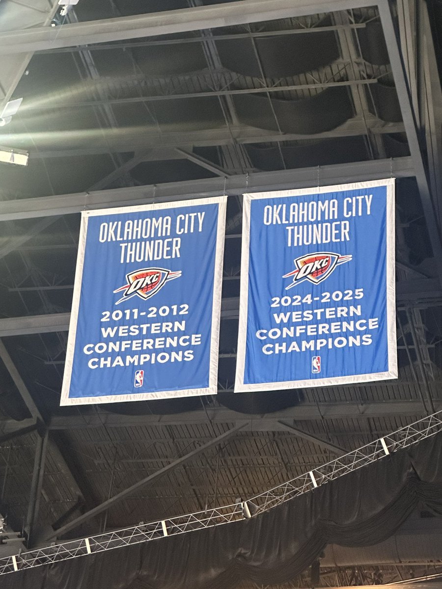 Banners. #Thunder