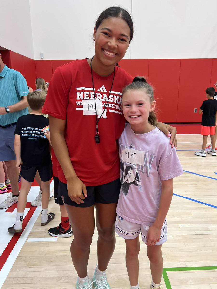 There’s no place like NEBRASKA! 🏀👏🏼🥇 day 1 of <a href="/HuskerWBB/">Nebraska Women's Basketball</a> camp was 🔥! #GOBIGRED #nebraskaball <a href="/Brittprince23/">Britt Prince</a> <a href="/amiahhargrove22/">Amiah Hargrove</a>