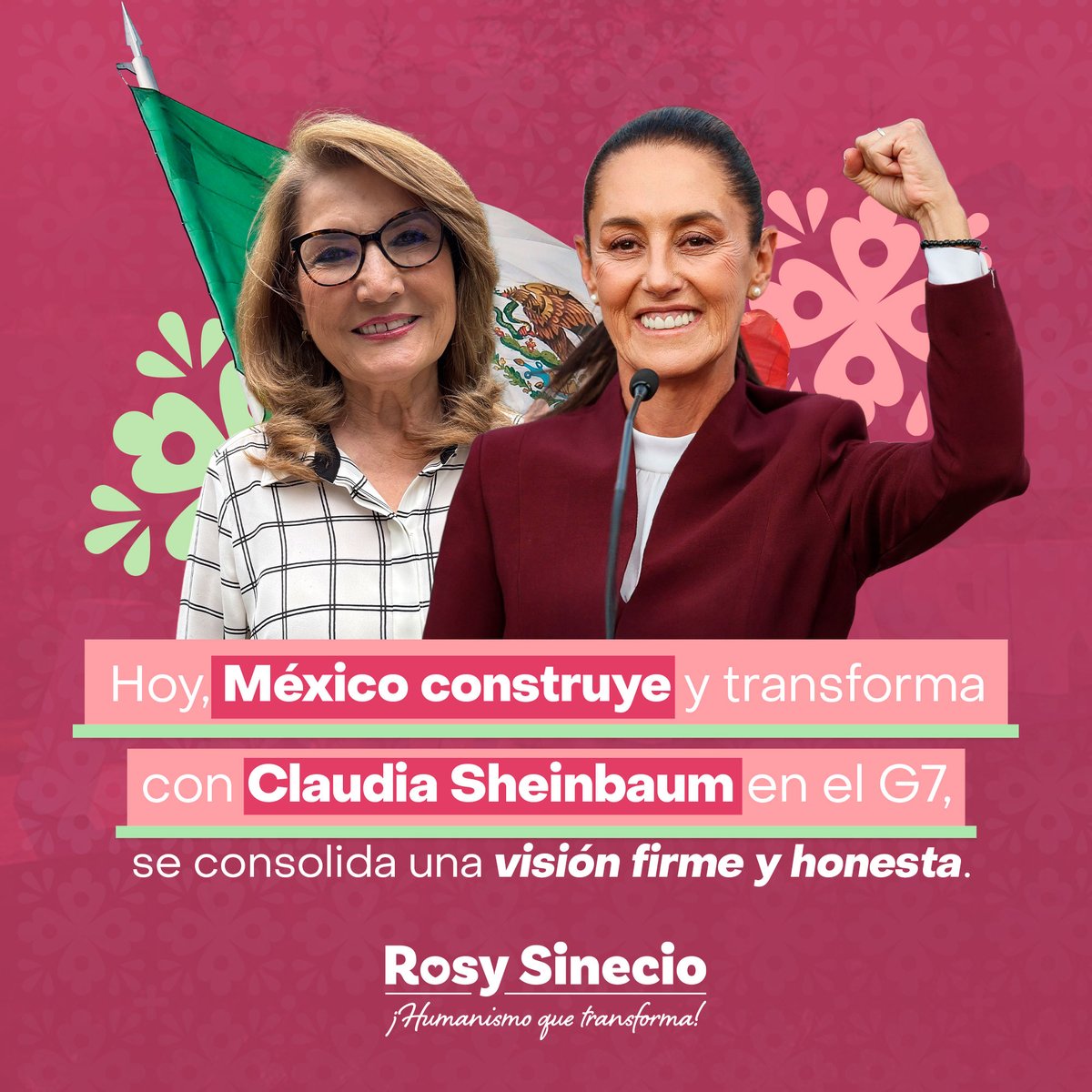 Nuestra presidenta representa los valores de justicia y soberanía ante el mundo. 
<a href="/Claudiashein/">Claudia Sheinbaum Pardo</a>