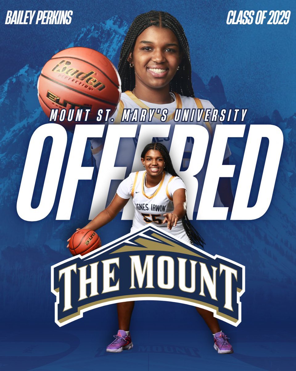 agnesirwinbb's tweet photo. Congratulations to Bailey Perkins for getting her first offer from @Mount_WBB https://t.co/wGV6IByrtE