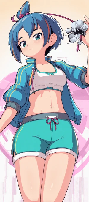 看板娘1- ハカリ に癖を詰め込みたかったお絵かき
