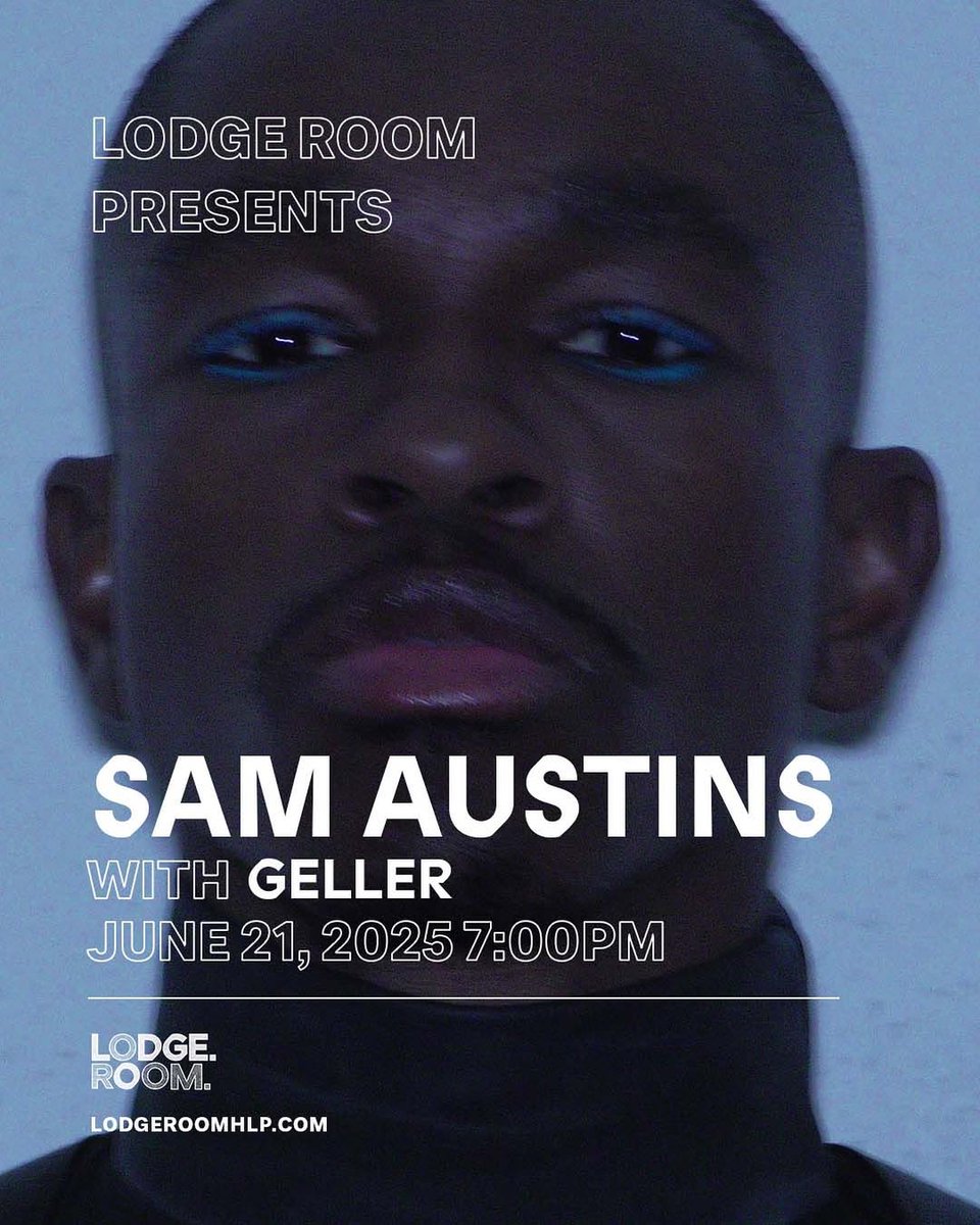 Just Added‼️ <a href="/gellermusic/">Geller</a> is opening for <a href="/samaustins/">Sam austins</a> on June 21 ✨✨ Excited for this show. Get ticket via lodgeroomhlp.com/shows/sam-aust…