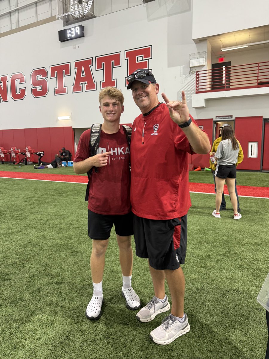 Will Orlando (@willorlando9) on Twitter photo Had a great workout with <a href="/PackFootball/">NC State Football</a>. Big thanks to <a href="/CoachGoebbel/">Todd Goebbel</a> for having me out. Looking foward to getting back down to Raleigh.
<a href="/HKA_Tanalski/">Adam</a> <a href="/HKATop40/">HKA Top 40 XI</a> <a href="/shanee_mc/">Shane McDonough</a> <a href="/HageeKicking/">Hagee Kicking</a> <a href="/BHSdogsfootball/">BHS Football</a> <a href="/IndianaPreps/">Indiana Preps</a> <a href="/Indyrecruit_/">IndyRecruit</a> <a href="/PrepRedzoneIN/">Prep Redzone Indiana</a> <a href="/IndianaSRN/">Indiana SRN</a> Had a great workout with <a href="/PackFootball/">NC State Football</a>. Big thanks to <a href="/CoachGoebbel/">Todd Goebbel</a> for having me out. Looking foward to getting back down to Raleigh.
<a href="/HKA_Tanalski/">Adam</a> <a href="/HKATop40/">HKA Top 40 XI</a> <a href="/shanee_mc/">Shane McDonough</a> <a href="/HageeKicking/">Hagee Kicking</a> <a href="/BHSdogsfootball/">BHS Football</a> <a href="/IndianaPreps/">Indiana Preps</a> <a href="/Indyrecruit_/">IndyRecruit</a> <a href="/PrepRedzoneIN/">Prep Redzone Indiana</a> <a href="/IndianaSRN/">Indiana SRN</a>