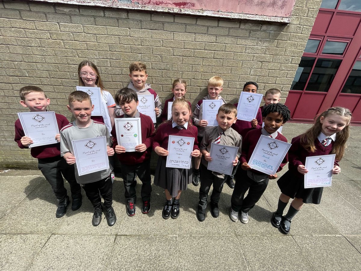 Well done to our KS 2 Pupils of the Week!