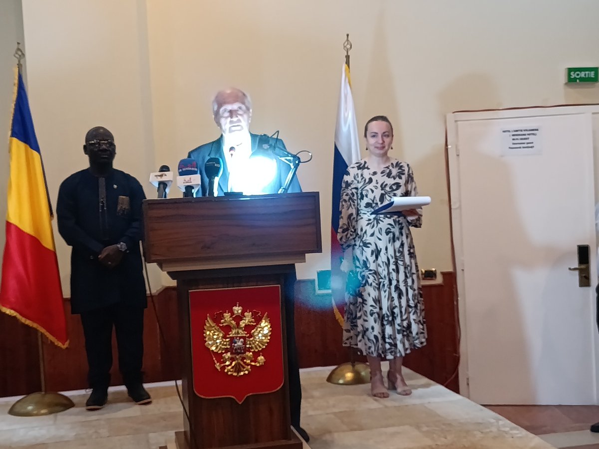 amrustd's tweet photo. De la tenue d’une réception solennelle à l’occasion de la Journée de la Russie en République du Tchad
Le 12 juin 2025, l’Ambassade a organisé une réception solennelle à l’occasion de la Journée de la Russie. https://t.co/8nQg0TxfZy