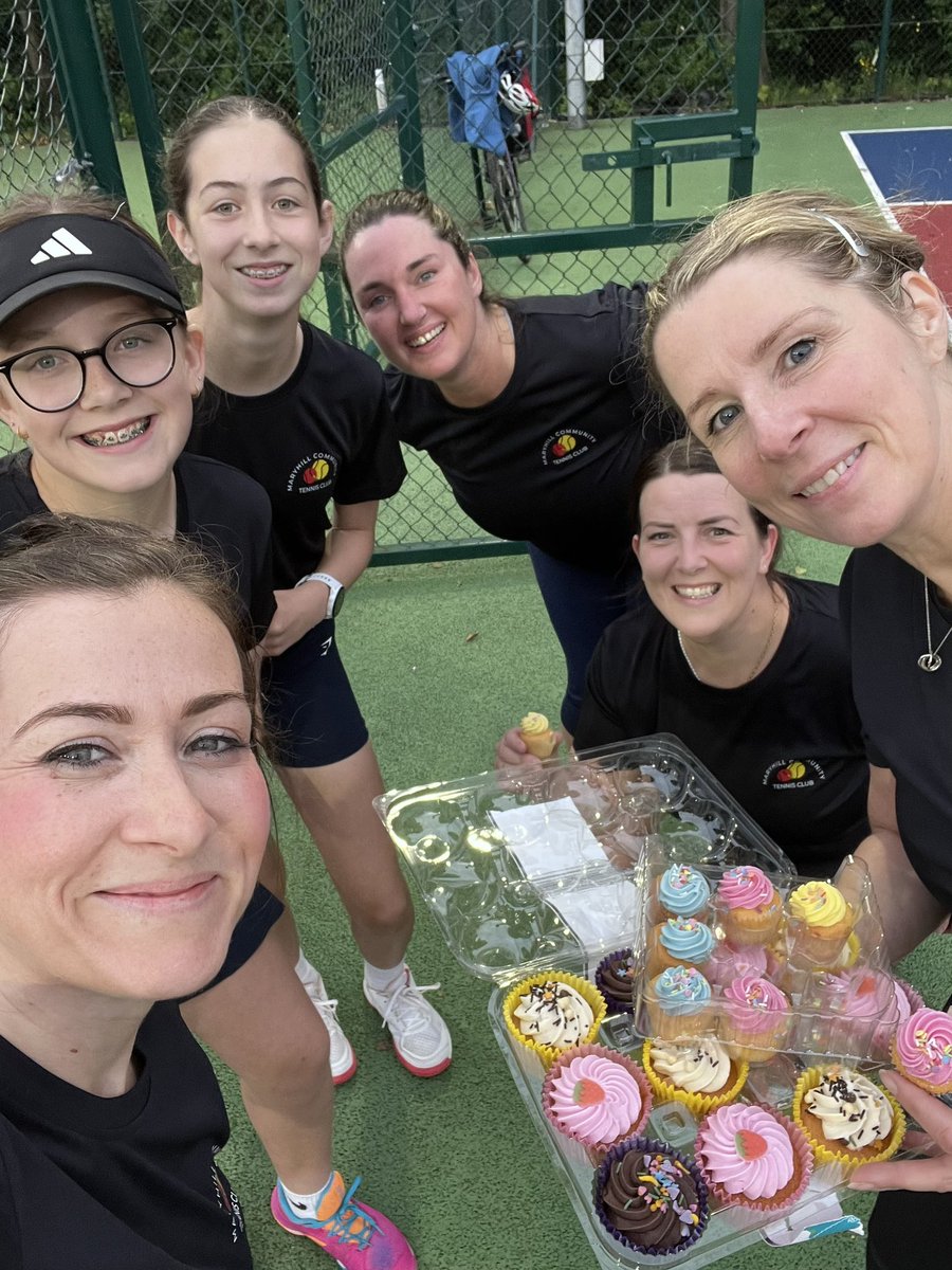 Our W1 team ended the summer league season on a HIGH with a brilliant 7-2 home win against Whitecraigs W5. 🙌 What a brilliant season. 🤩 They’ve exceeded expectations and smashed it! We’re so proud of every one of them. ⭐️🫶🎾 

#teammctc #growingthegame #maryhilltennis