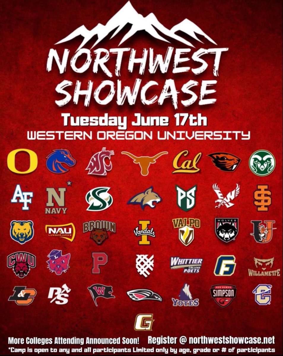 JP Abrew (@jpabrew) on Twitter photo Look forward to competing tomorrow at the Northwest Showcase Session 4!!
<a href="/CoachBlevinsISU/">Buddy Blevins</a> <a href="/CoachFin_/">James Finley</a> <a href="/CoachW_Edwards/">Willie Edwards</a> <a href="/Coach__York/">Austin York</a> <a href="/coachDjackson1/">Darryl Jackson</a> <a href="/CoachBreiner/">Andrew Breiner</a> <a href="/CoachSammyMix/">Sam Mix</a> <a href="/PatMcCann7/">Pat McCann</a> Look forward to competing tomorrow at the Northwest Showcase Session 4!!
<a href="/CoachBlevinsISU/">Buddy Blevins</a> <a href="/CoachFin_/">James Finley</a> <a href="/CoachW_Edwards/">Willie Edwards</a> <a href="/Coach__York/">Austin York</a> <a href="/coachDjackson1/">Darryl Jackson</a> <a href="/CoachBreiner/">Andrew Breiner</a> <a href="/CoachSammyMix/">Sam Mix</a> <a href="/PatMcCann7/">Pat McCann</a>
