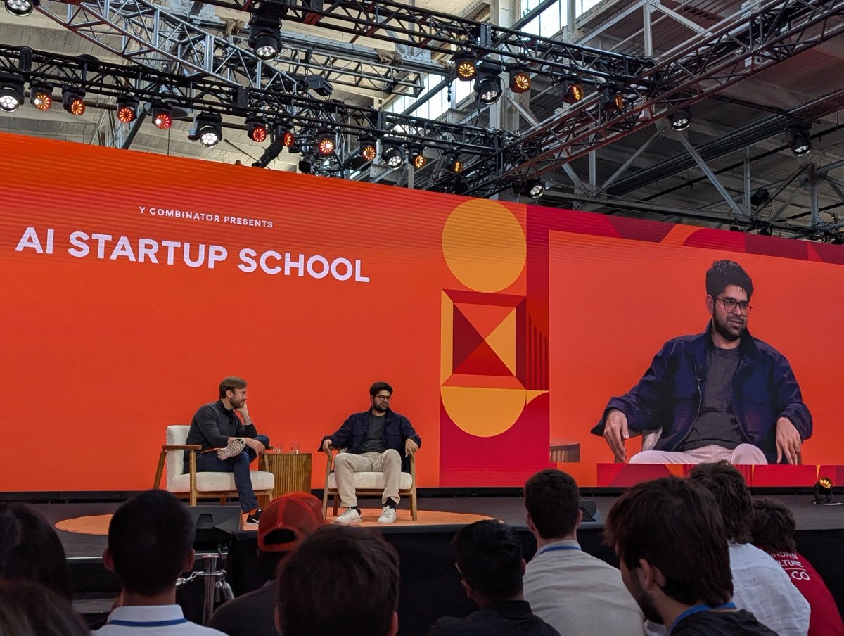 Dhruva Biswas, MD/PhD (@dhruva_biswas) on Twitter photo Fireside chat w Aravind Srinivas & David Lieb
<a href="/AravSrinivas/">Aravind Srinivas</a> says
๐งโ๐ป <a href="/perplexity_ai/">Perplexity</a> browser is coming
๐ญ Solving search hallucinations w better indexing, more webpg snippets & multistep reasoning
๐ค Mandatory use of #AI coders enables fast experimentation - Speed is the only moat Fireside chat w Aravind Srinivas & David Lieb
<a href="/AravSrinivas/">Aravind Srinivas</a> says
๐งโ๐ป <a href="/perplexity_ai/">Perplexity</a> browser is coming
๐ญ Solving search hallucinations w better indexing, more webpg snippets & multistep reasoning
๐ค Mandatory use of #AI coders enables fast experimentation - Speed is the only moat