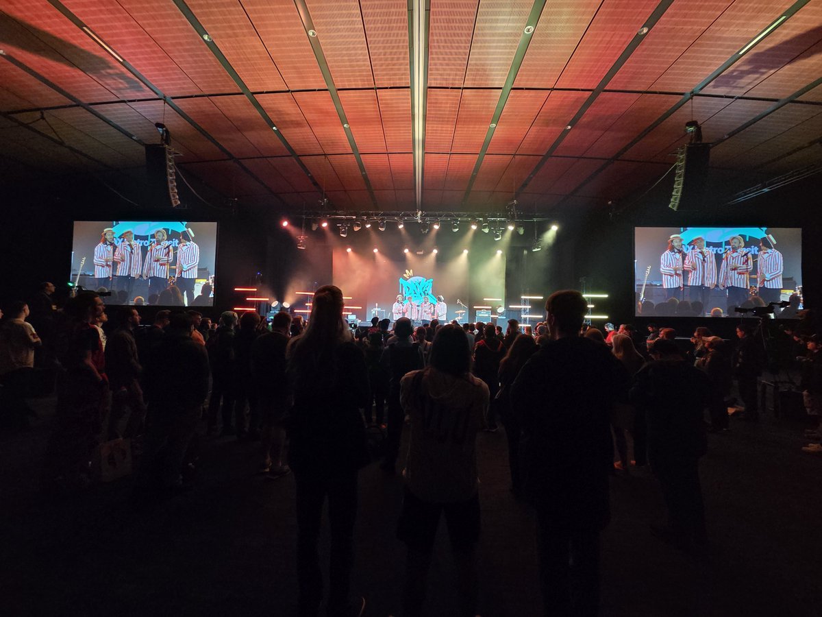 BioShopInfinite's tweet photo. The Friday night concert on the Main Stage was lit!  We opened for @bit_brigade https://t.co/LD27k1Htjy