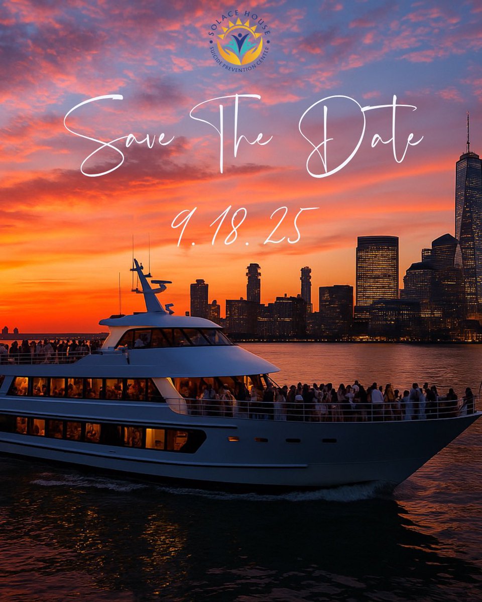 ✨ Announcing our 2nd annual Solace House Sunset Boat Cruise! Save the date now, as we are set to glide along the Hudson on 9.18.25.

🎉  With an open bar, gourmet Italian-style buffet and live entertainment.

#SolaceHouseUSA #SolaceSunsetCruise #YouAreNotAlone